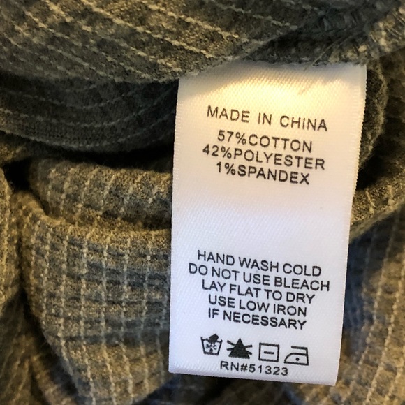 1. State long sleeve tie front gray top - Picture 4 of 5